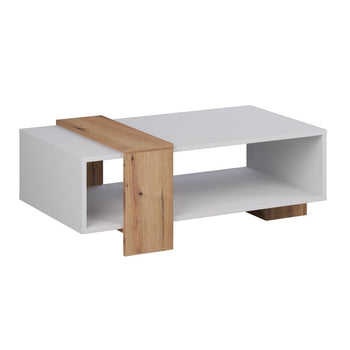 Tavolinë DELTA WHITE/ARTISAN