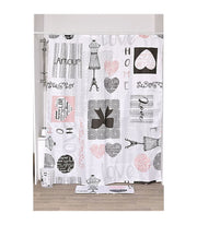 Perde dushi polyester 180x200 cm - Mademoiselle