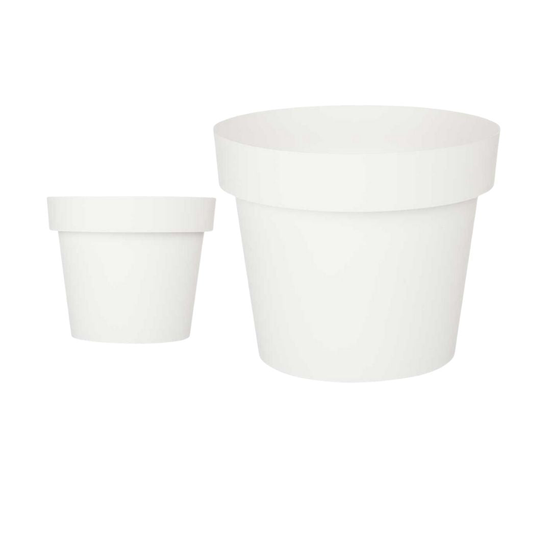 Set Vazosh Plastike 2 Copë