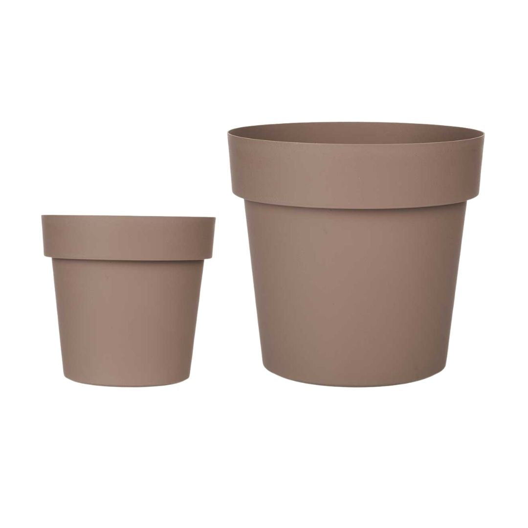 Set Vazosh Plastike 2 Copë