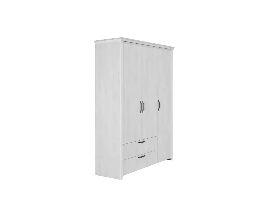 Garderobë RUSTIC-3 WHITE