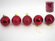 Set topa dekorues per Krishlindje 6 cm, 5 dizajne