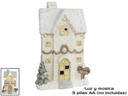 Shtepi me drita dhe muzike 56x35x24cm
