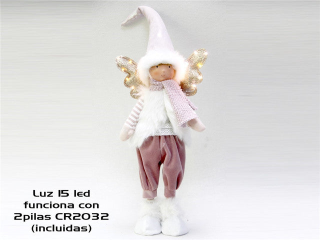 Kukull Engjell roze 60cm