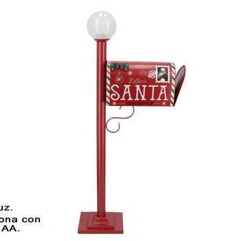 AMERICAN mailbox with solar lighting, 113x46x18.5 cm