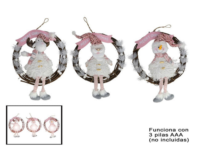 Kurore Krishlindje Pinki,37x10x50cm, 3 dizajne