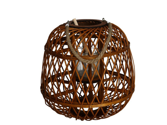 Mbajtes qiriri ngjyre mjalti me xham 36cm