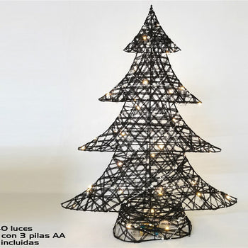 Peme Krishlindjesh Black me 40 drita Led, 60 cm