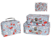 Set 3 valixhe me dekore festive