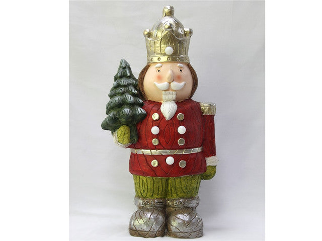 Ushtar dekorues me peme dhe drita 25x15x51cm