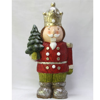 Ushtar dekorues me peme dhe drita 25x15x51cm