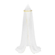Perde CANOPY e bardhe+gold