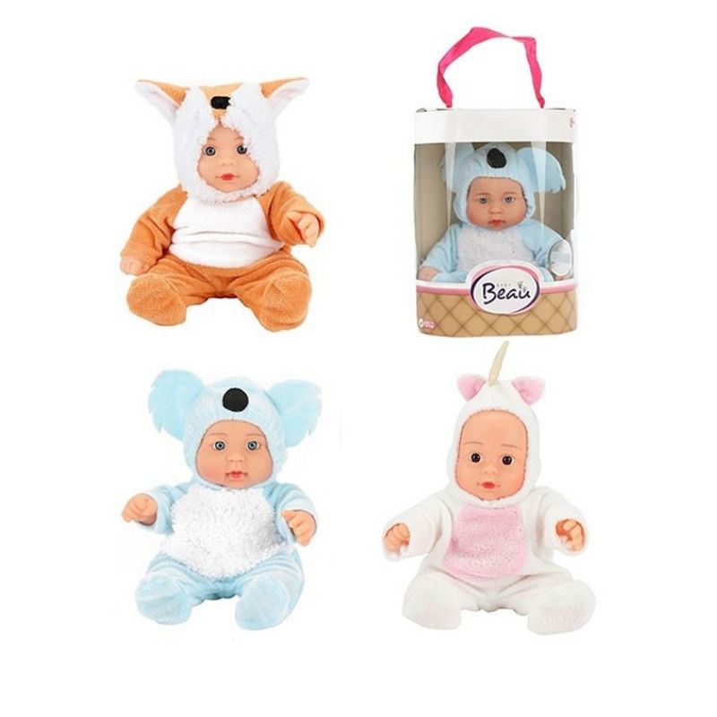 Kukull bebe BEAU 22.5cm me kostum
