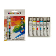 Set 6 ngjyra akrilike