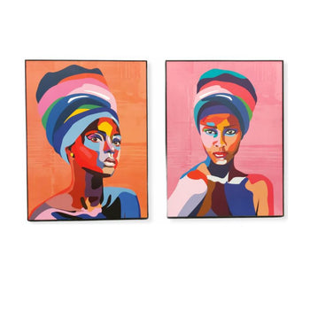 Pikturë grua afrikane 60x80 cm