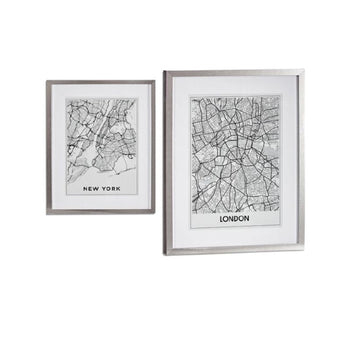Pikture harte NEW YORK-LONDON 43x53 cm
