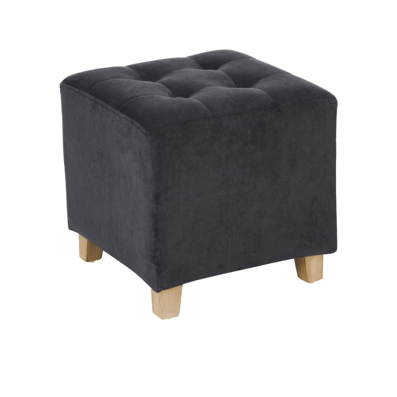 Stol OTTOMAN Velvet Gri