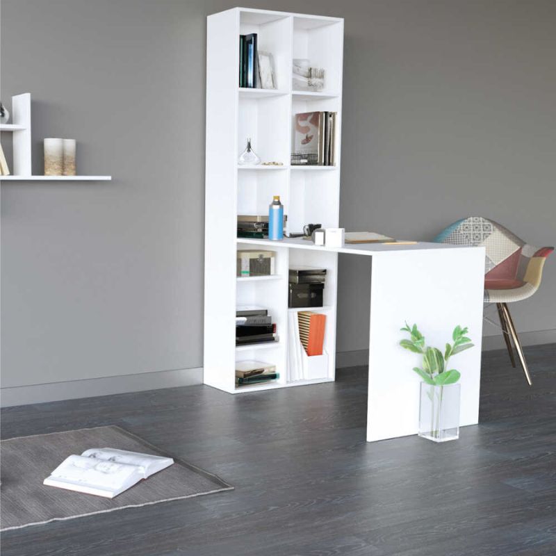 Tavolinë studimi PARIS + raft librash