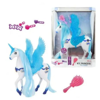 Kalë ICE PRINCESS me krahë blu