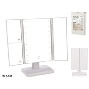 Pasqyre me palosje 16 LED, 18x11x29 CM
