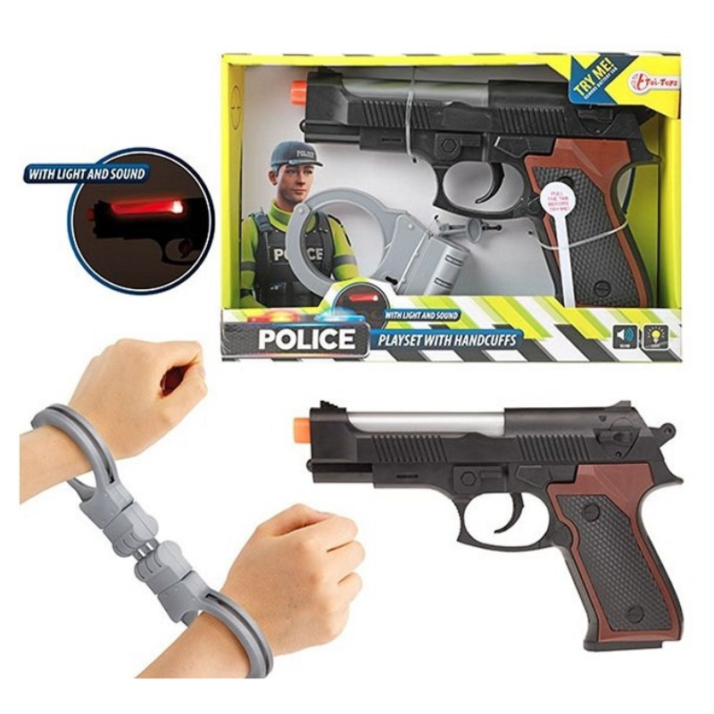 Pistoletë policësh + pranga