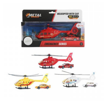 Helikopter METAL + makinë metalike
