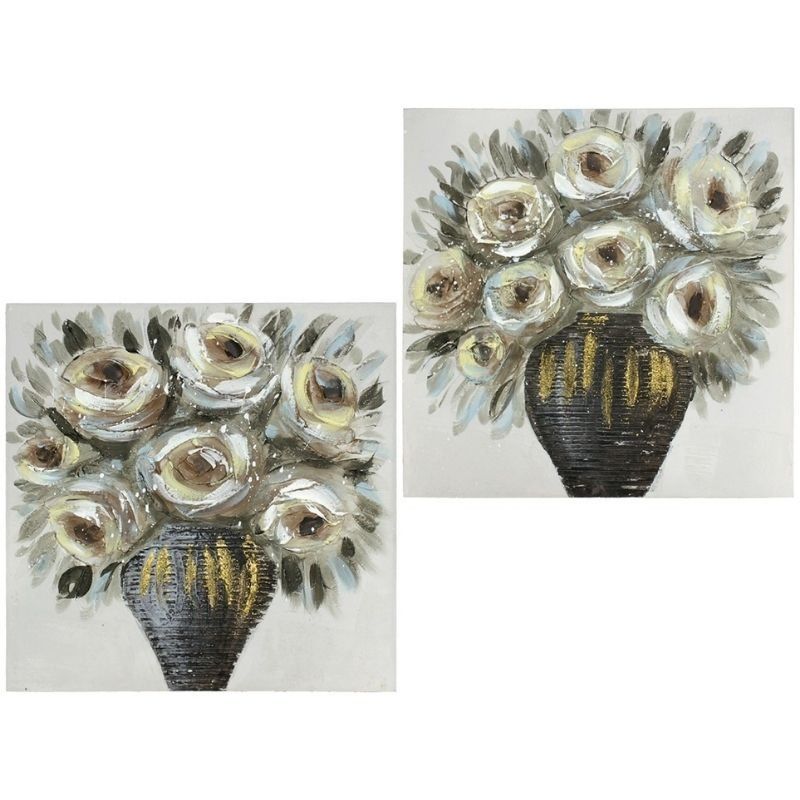 Dekoruese CANVA, FLOWER 50X50 CM