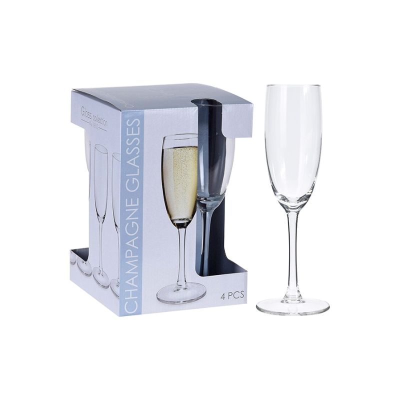 Set Gota Shampanje 4 copë