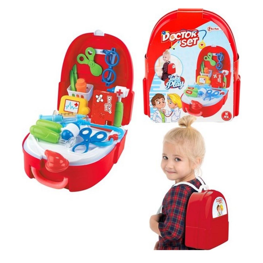 Set DOKTOR në çantë shpine