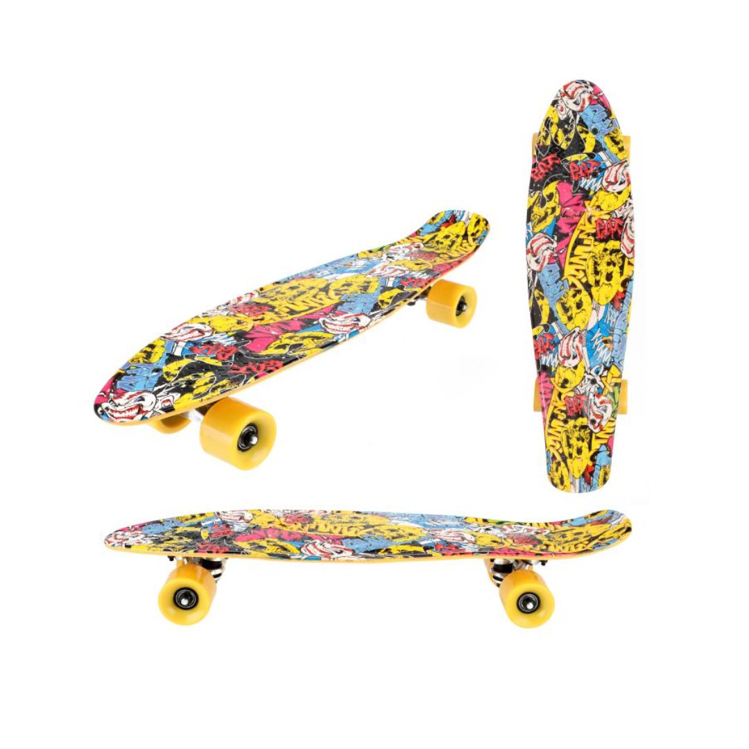 Skateboard COOL PRINT SKULL