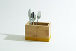 Wooden kitchen utensil holder / 5 colors