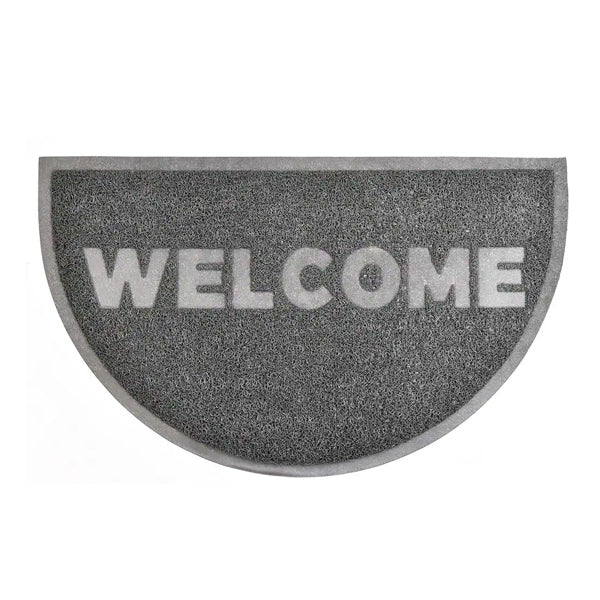 Tapet Welcome,ne forme gjysem-hene,45x75cm