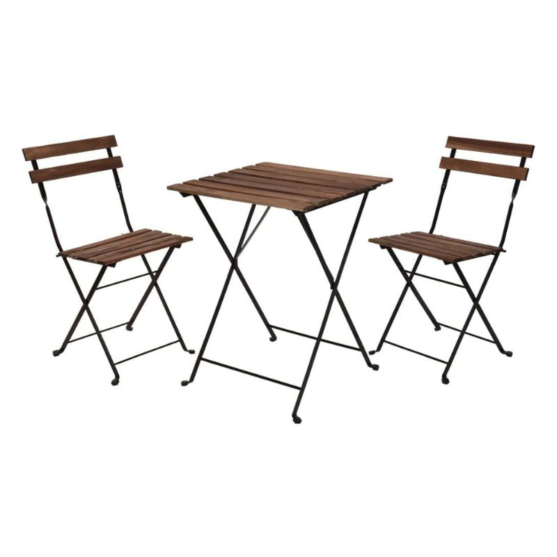 Set BISTRO 1 Tavolinë + 2 Karrige, Kafe
