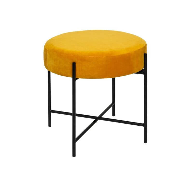 Stol anesor velvet i verdhe